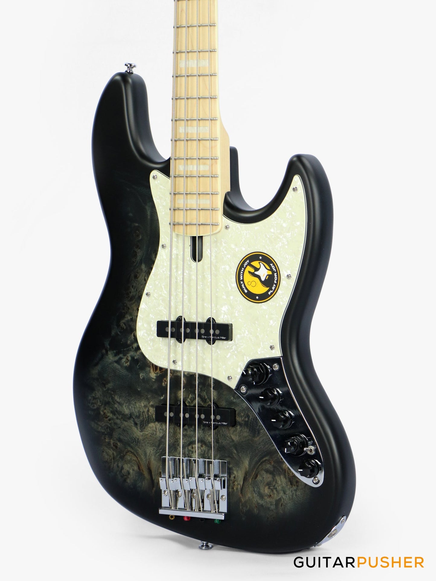 Sire V7 Swamp Ash Reissue 4-String Bass - Transparent Black Satin (2024)