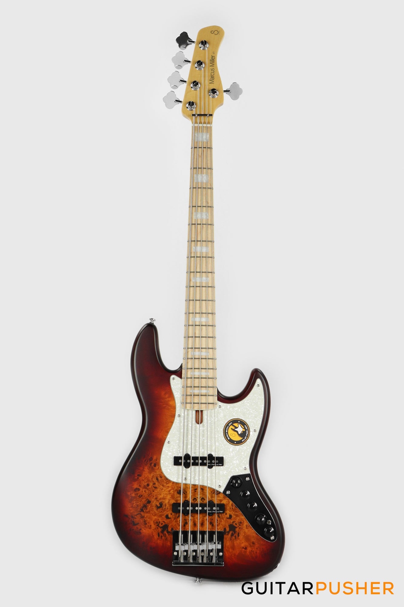 Sire V7 Swamp Ash Reissue 5-String Bass - Tobacco Sunburst Satin (2024)