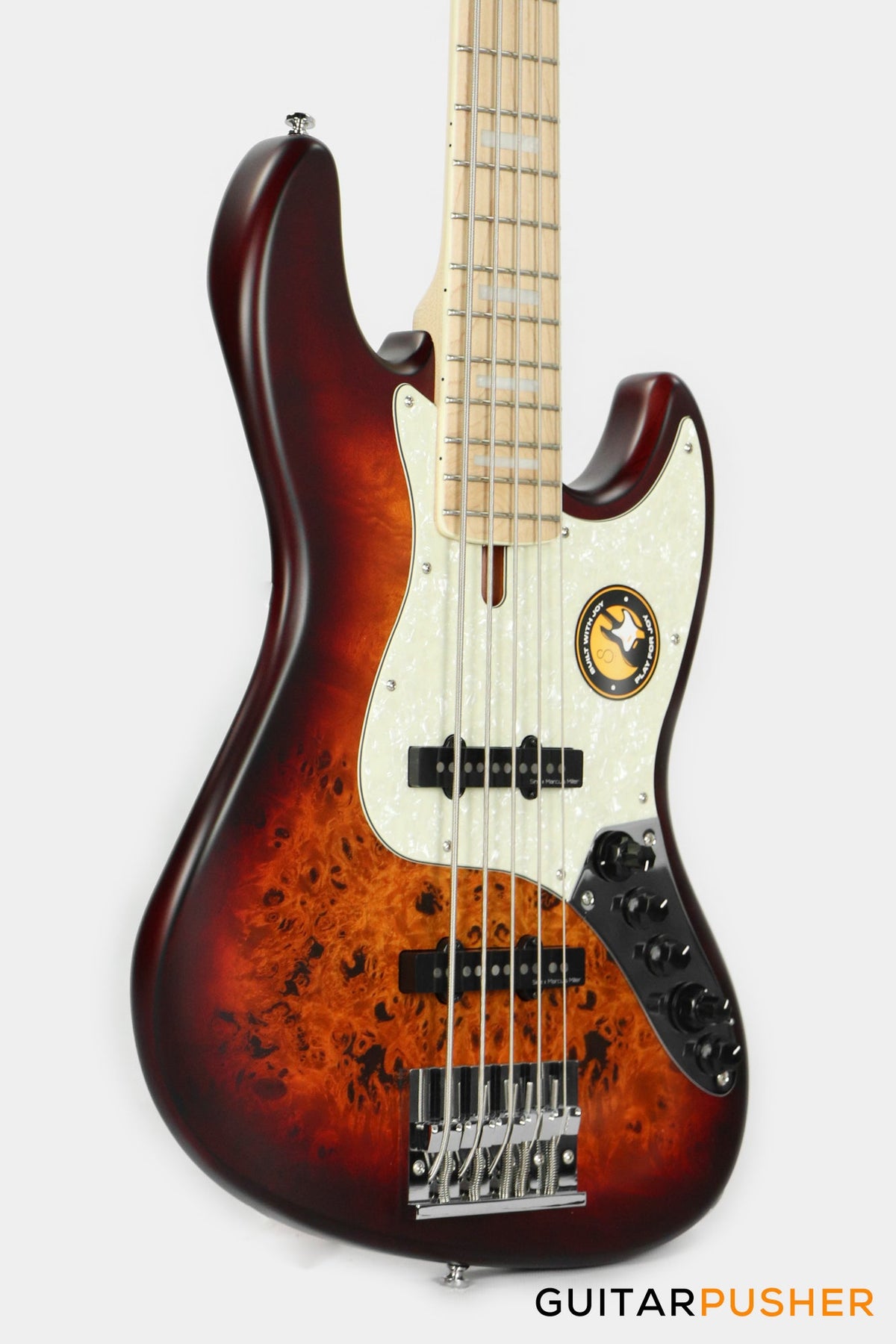 Sire V7 Swamp Ash Reissue 5-String Bass - Tobacco Sunburst Satin (2024)