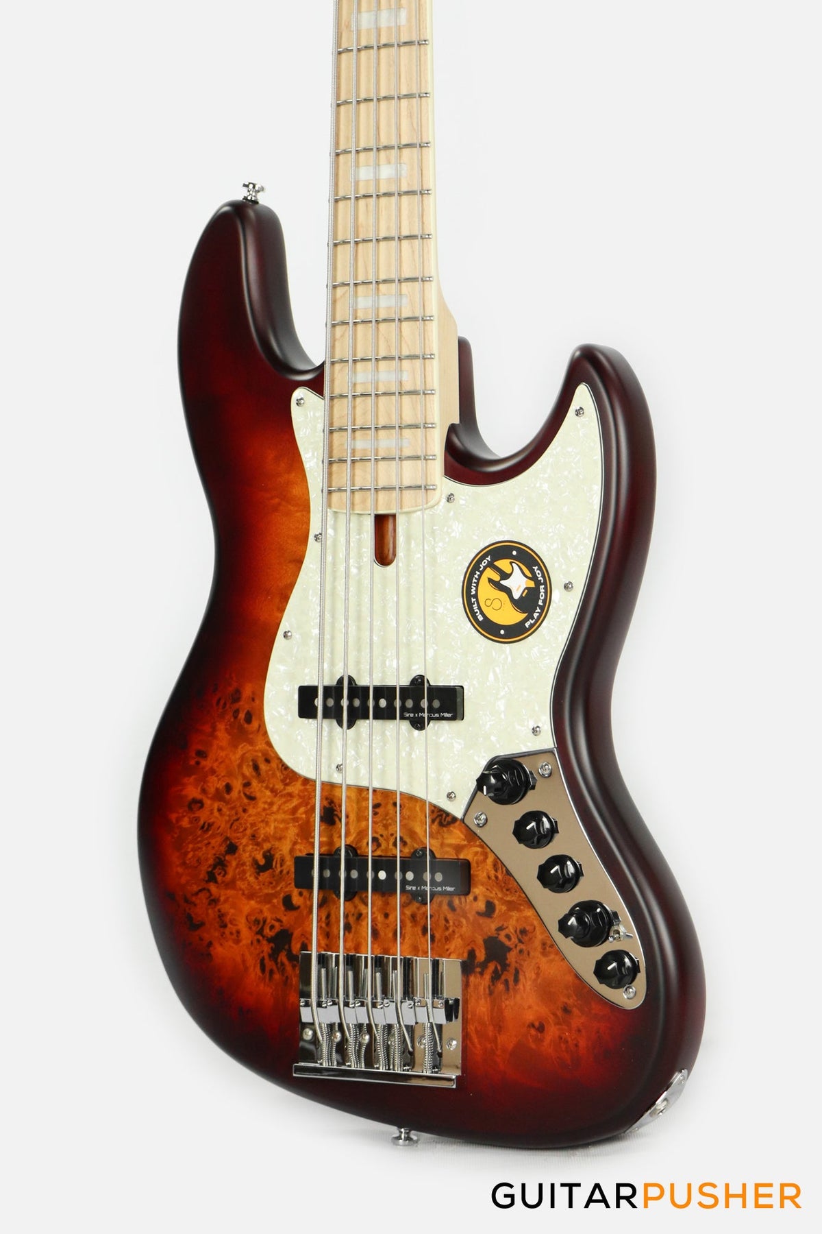 Sire V7 Swamp Ash Reissue 5-String Bass - Tobacco Sunburst Satin (2024)