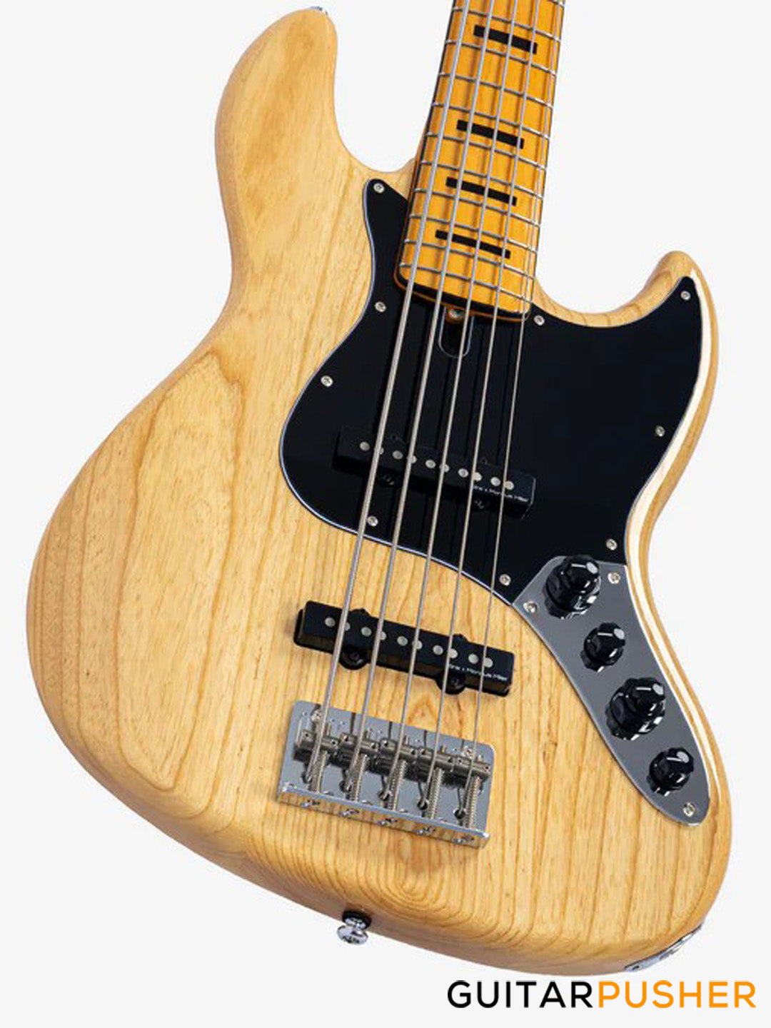 Sire V7 Vintage Swamp Ash 5-String JB Bass Guitar - Natural (New Gen)