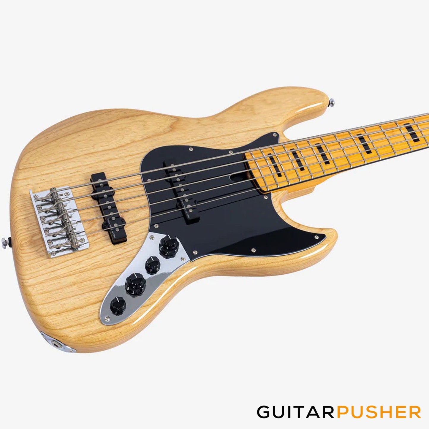 Sire V7 Vintage Swamp Ash 5-String JB Bass Guitar - Natural (New Gen)