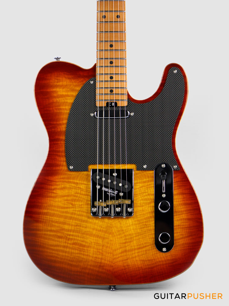 Soloking MT-1 FM Artisan with Solid Flame Top in Honeyburst
