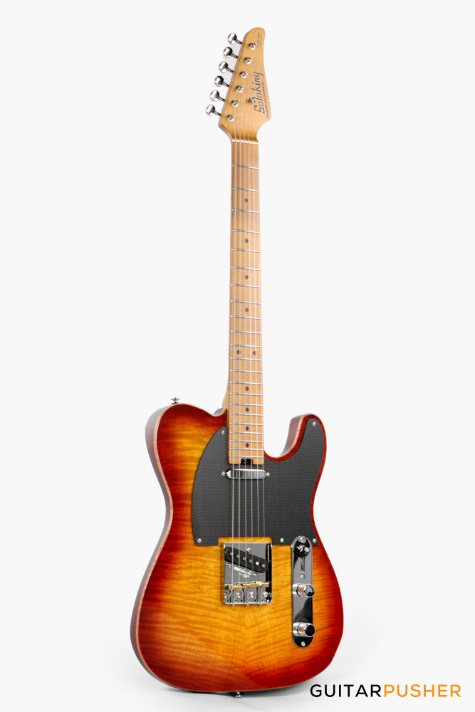 Soloking MT-1 FM Artisan with Solid Flame Top in Honeyburst