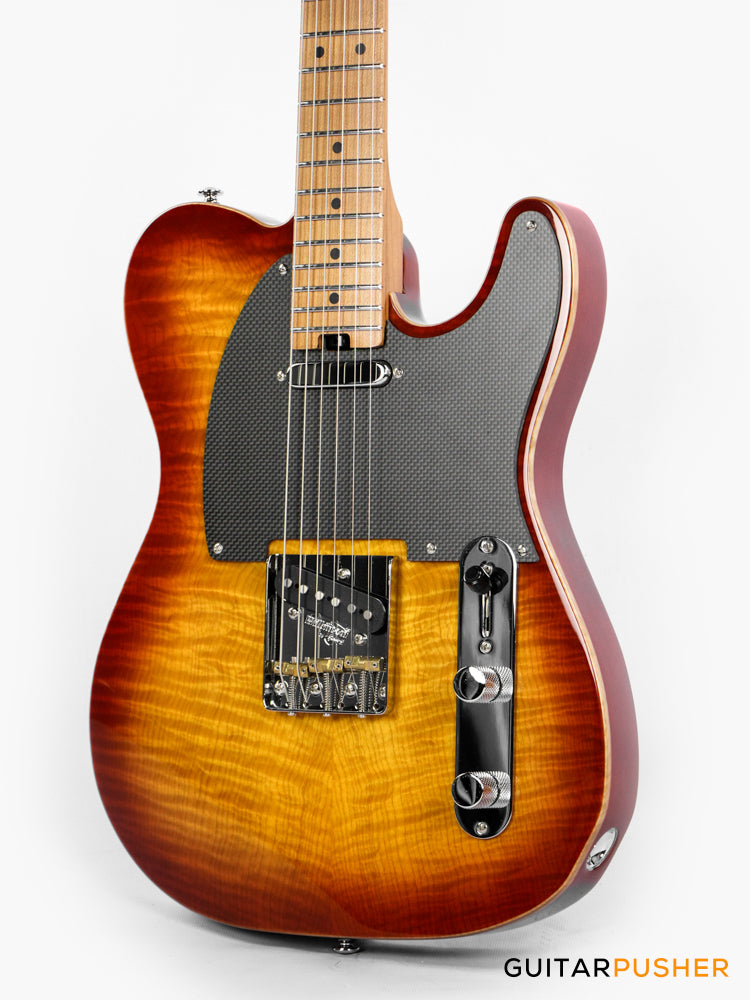 Soloking MT-1 FM Artisan with Solid Flame Top in Honeyburst