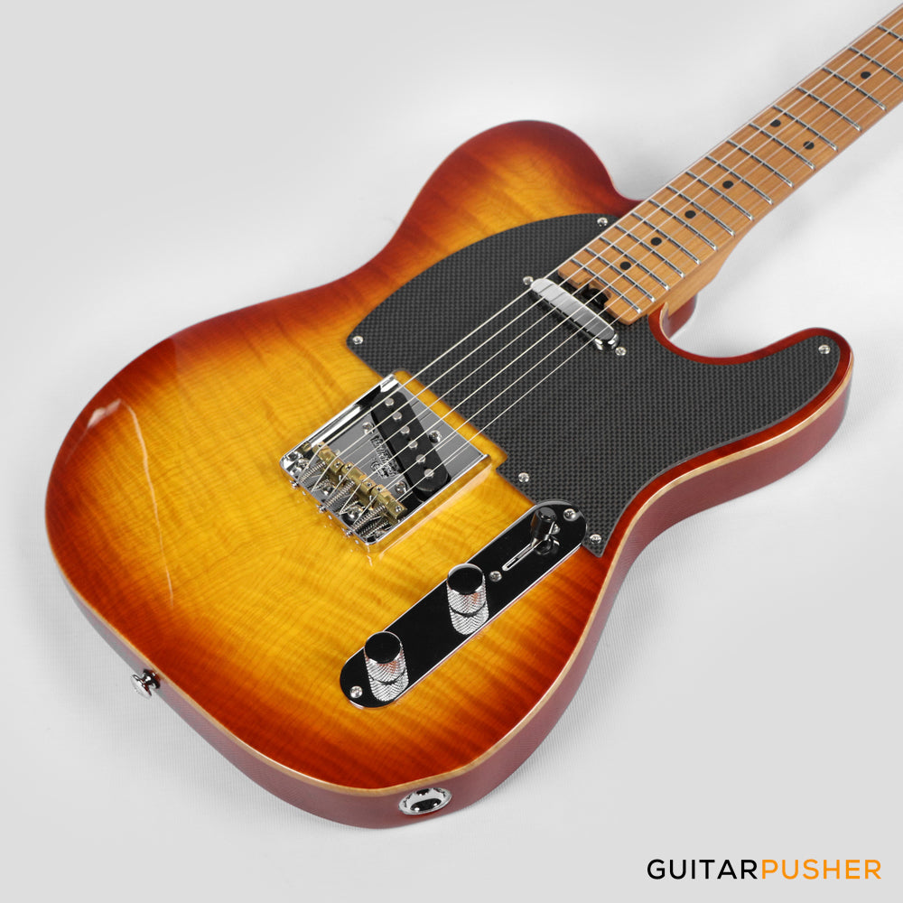 Soloking MT-1 FM Artisan with Solid Flame Top in Honeyburst