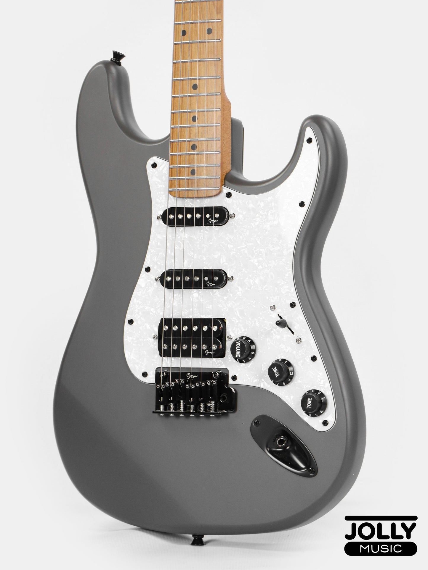 Smiger L-G2-MAX Stratocaster High Grade Electric Guitar  - Steel Grey