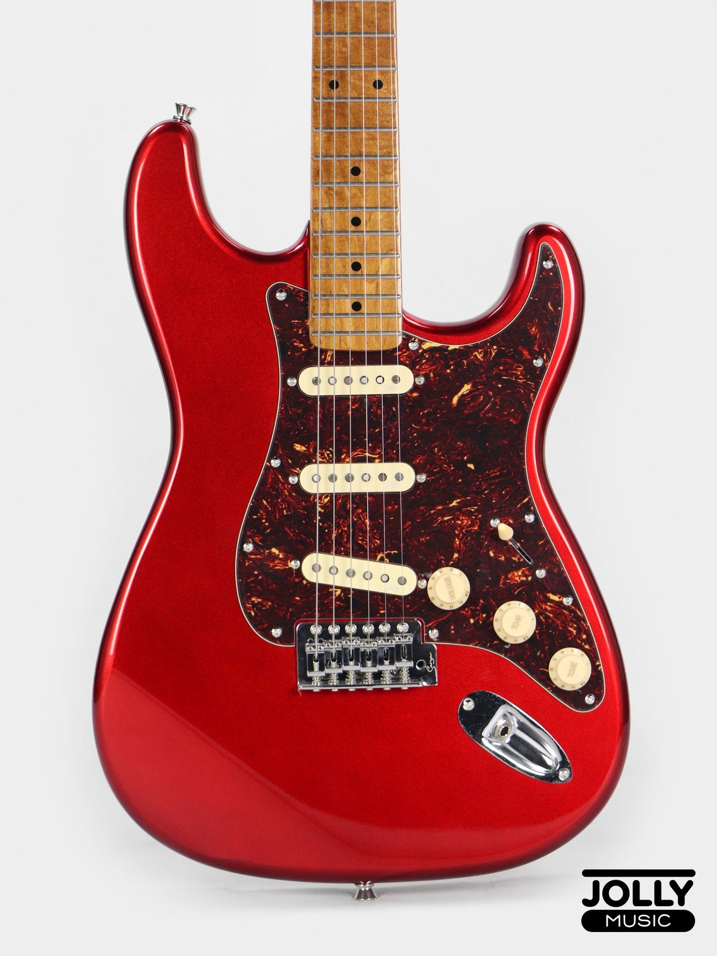 Smiger LG-2-PRO-S S-Style Electric Guitar - Metallic Red