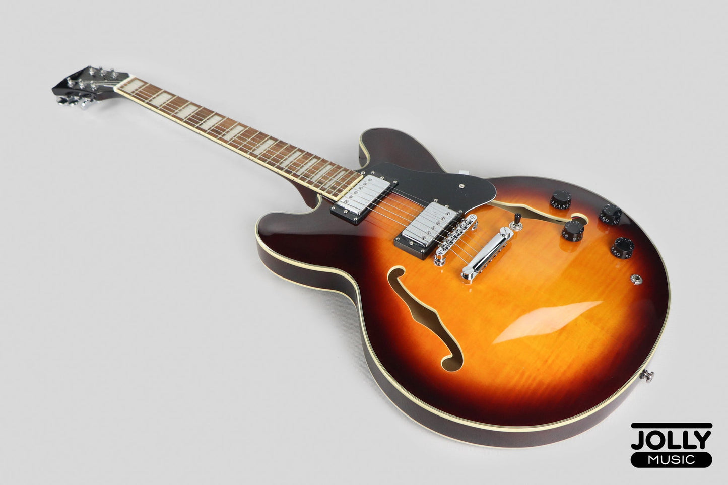 Smiger S-G16 Semi-Hollow Electric Guitar - Sunburst