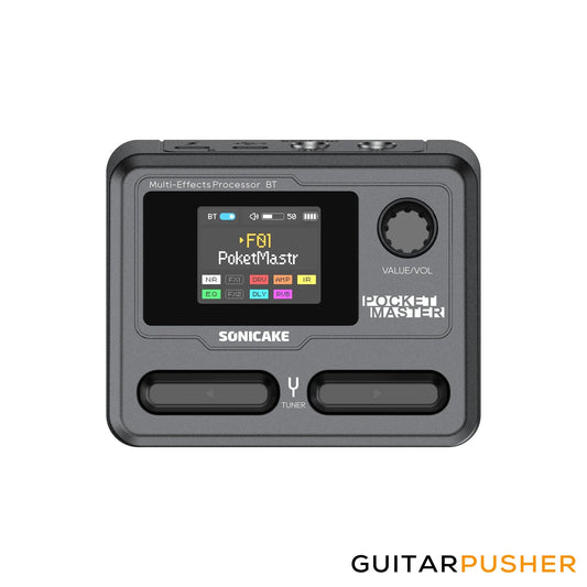 Sonicake Pocket Master QME-10BK Multi-Effects Pedal - Black