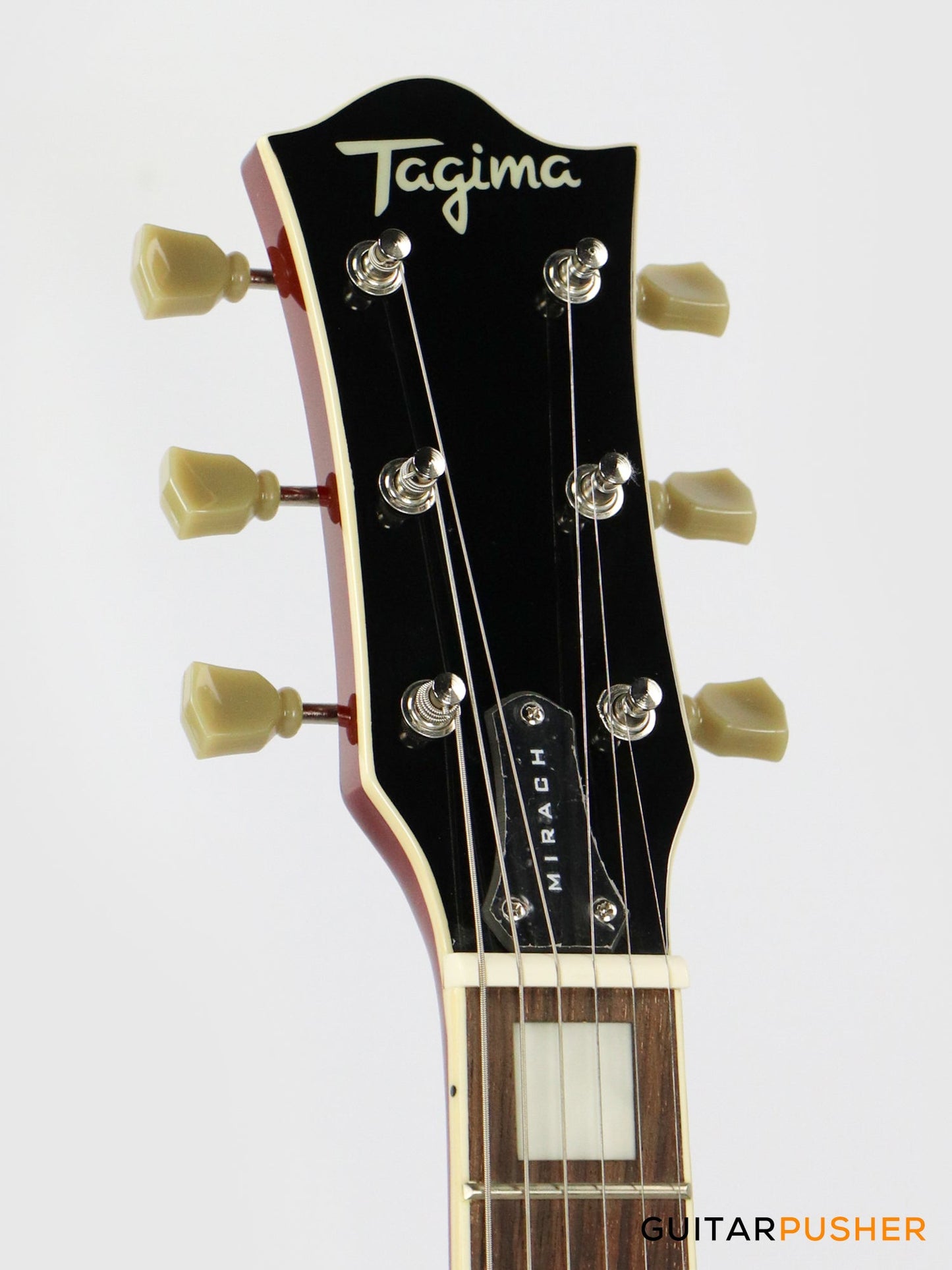 Tagima Mirach FL Flamed Maple Top Les Paul (Transparent Amber)