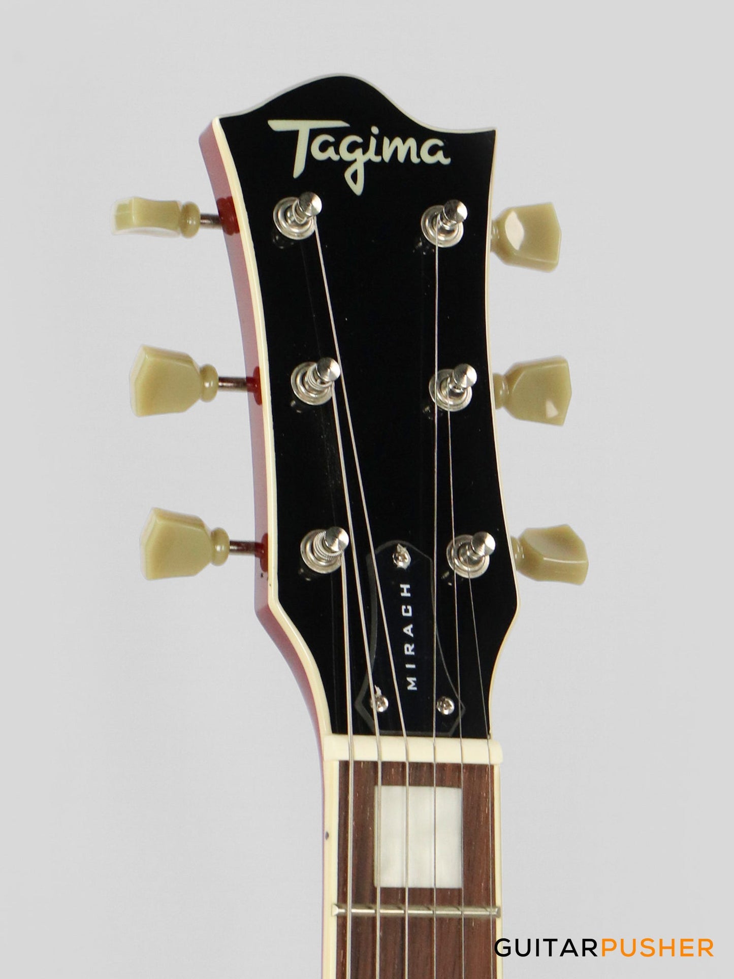 Tagima Mirach FL Flamed Maple Top Les Paul (Transparent Red)