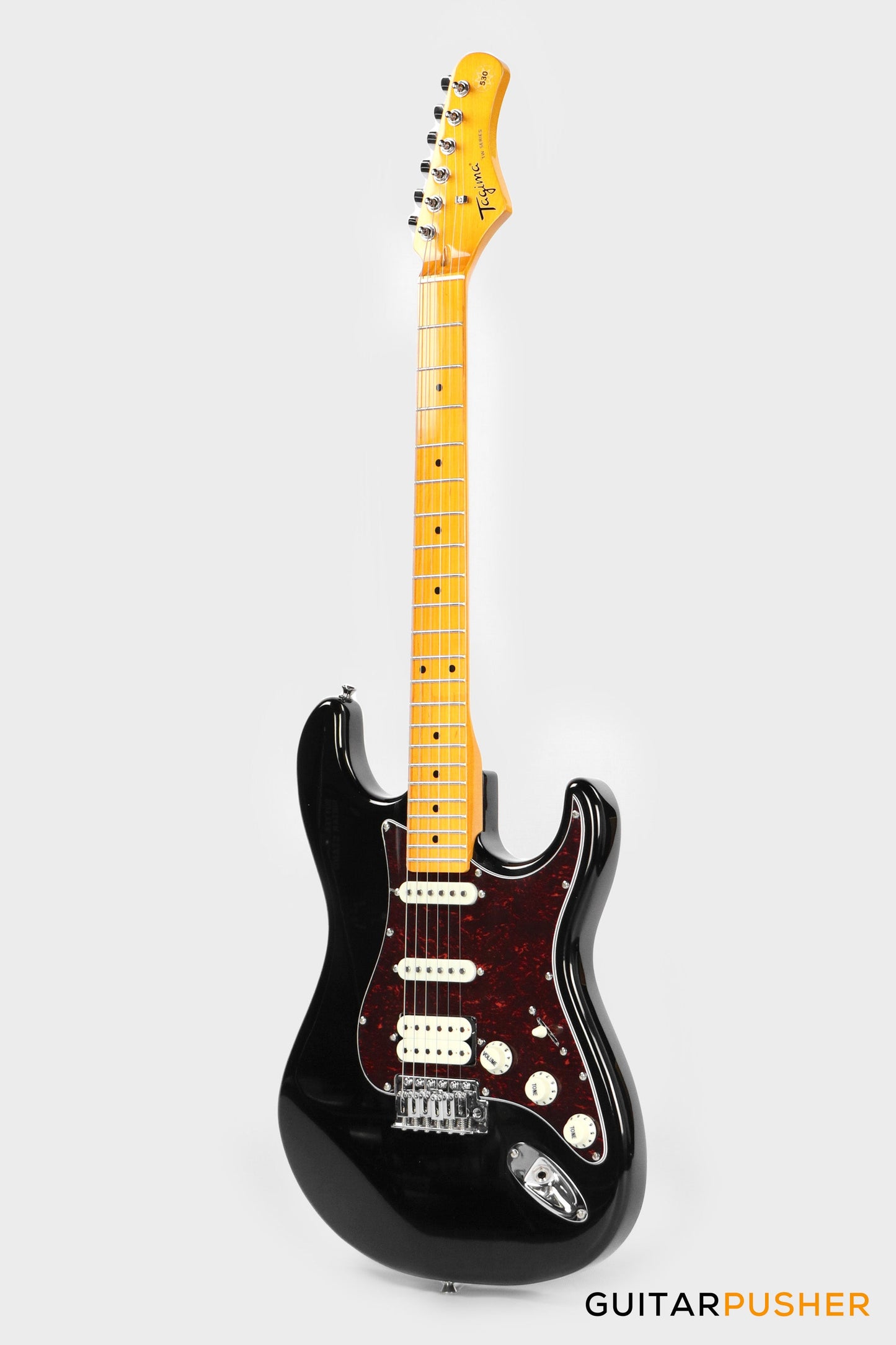 Tagima TG-530 PRO Stratocaster Woodstock Series Black