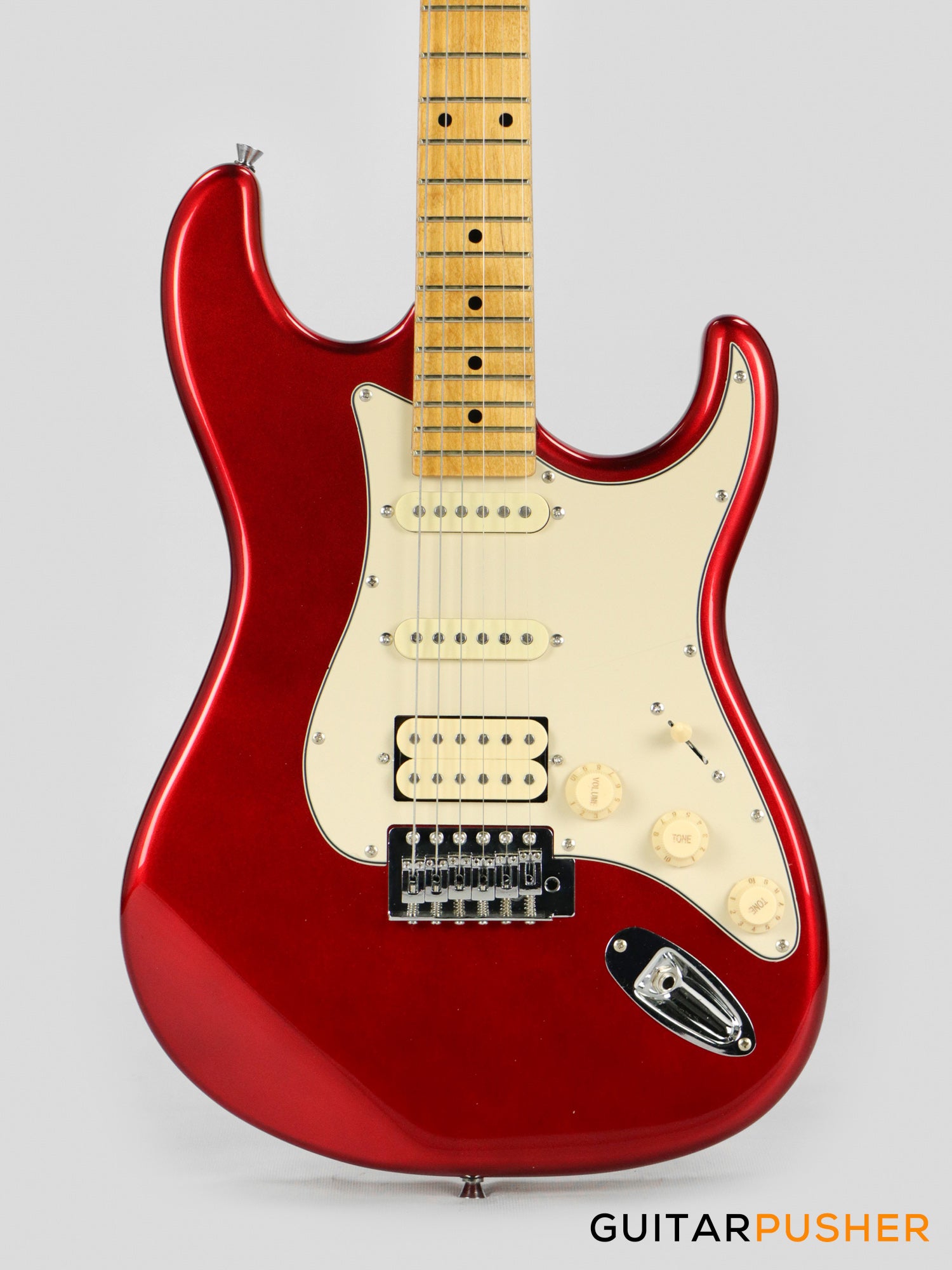 Tagima TG-540 HSS S-Style Woodstock Series - Metallic Red (Maple Finge ...