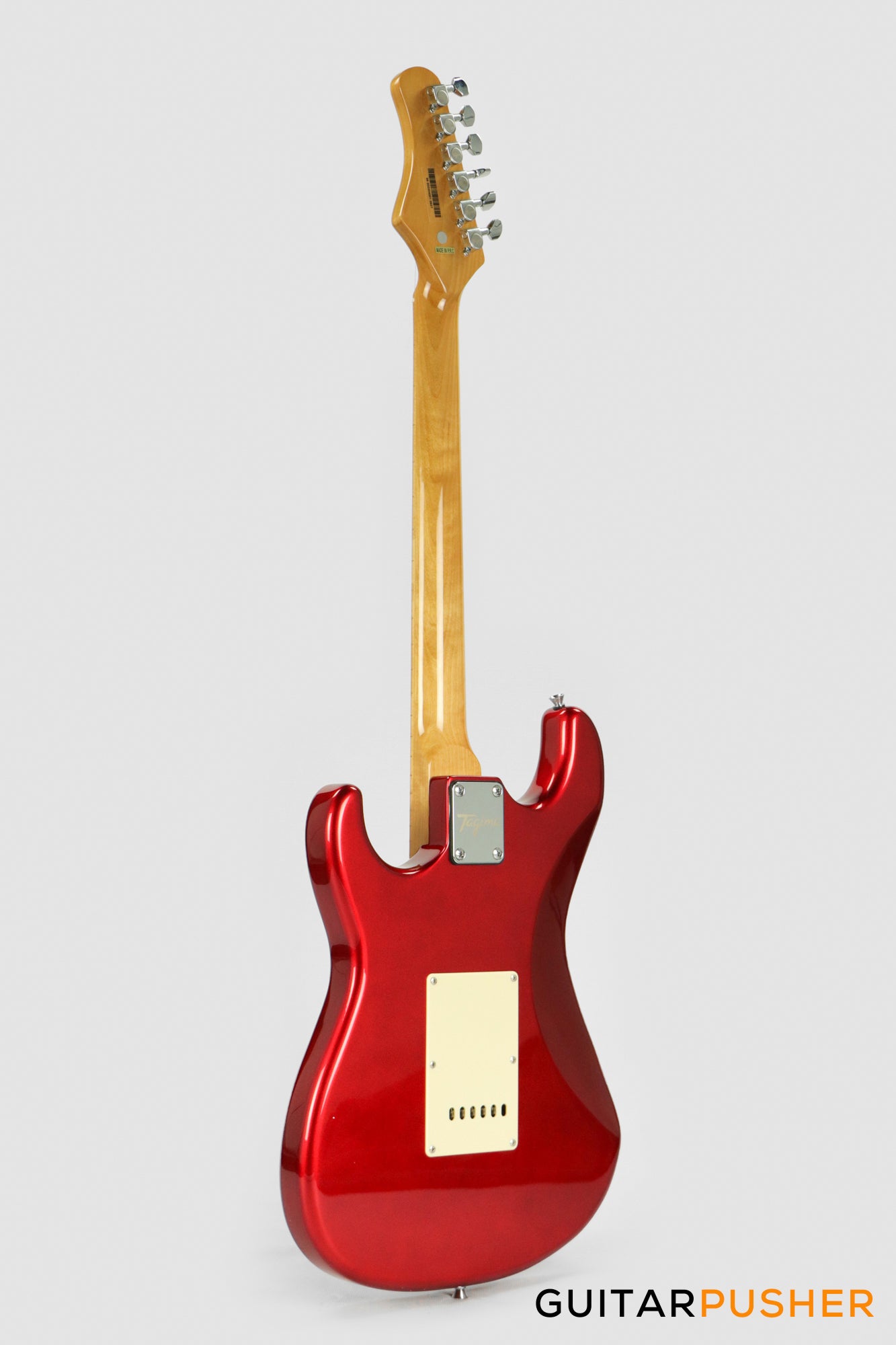 Tagima TG-540 HSS S-Style Woodstock Series -  Metallic Red (Maple Fingerboard/Alpine White Pickguard)