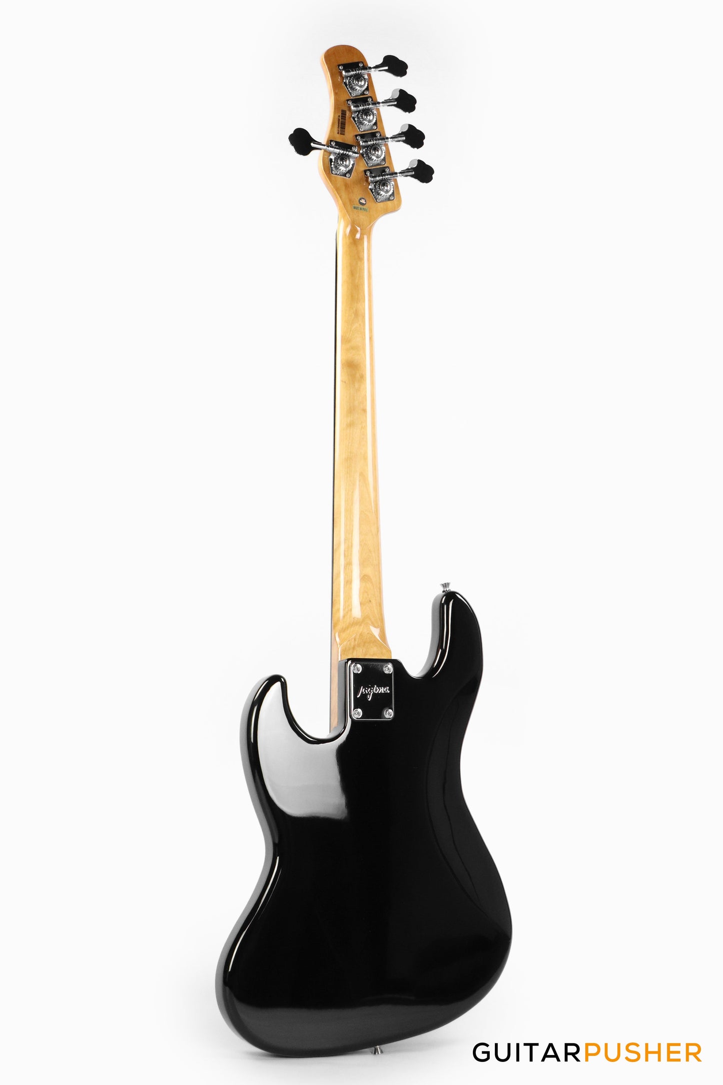 Tagima TW-73 '73 5-String Jazz Bass Black (Rosewood Fingerboard / Alpine White Pickguard)