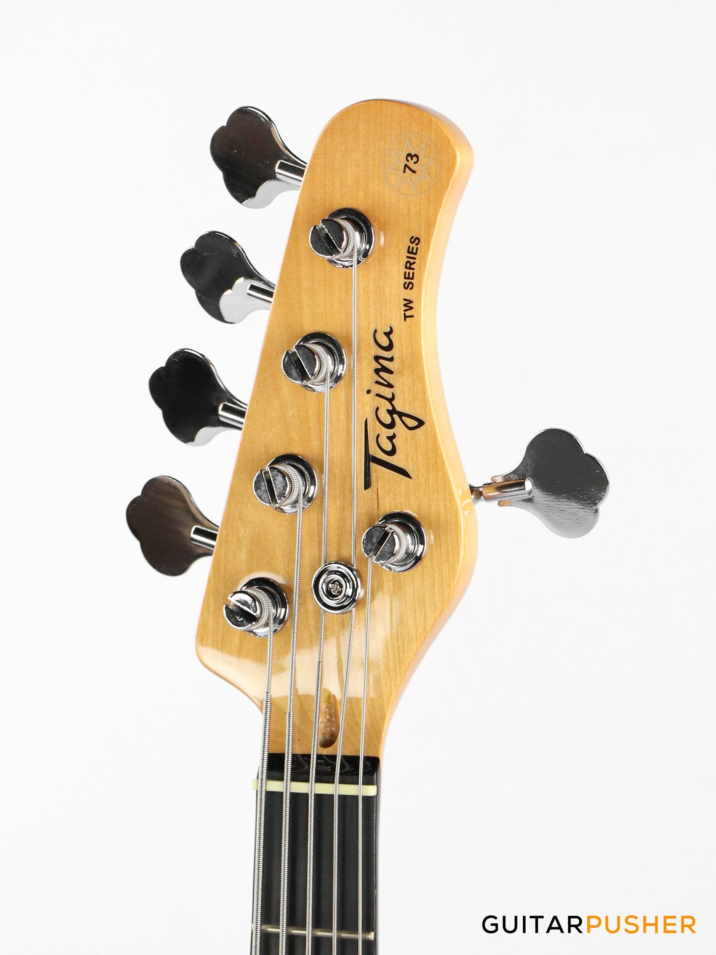 Tagima TW-73 '73 5-String Jazz Bass - Sunburst (Rosewood Fingerboard / Mint Pickguard)