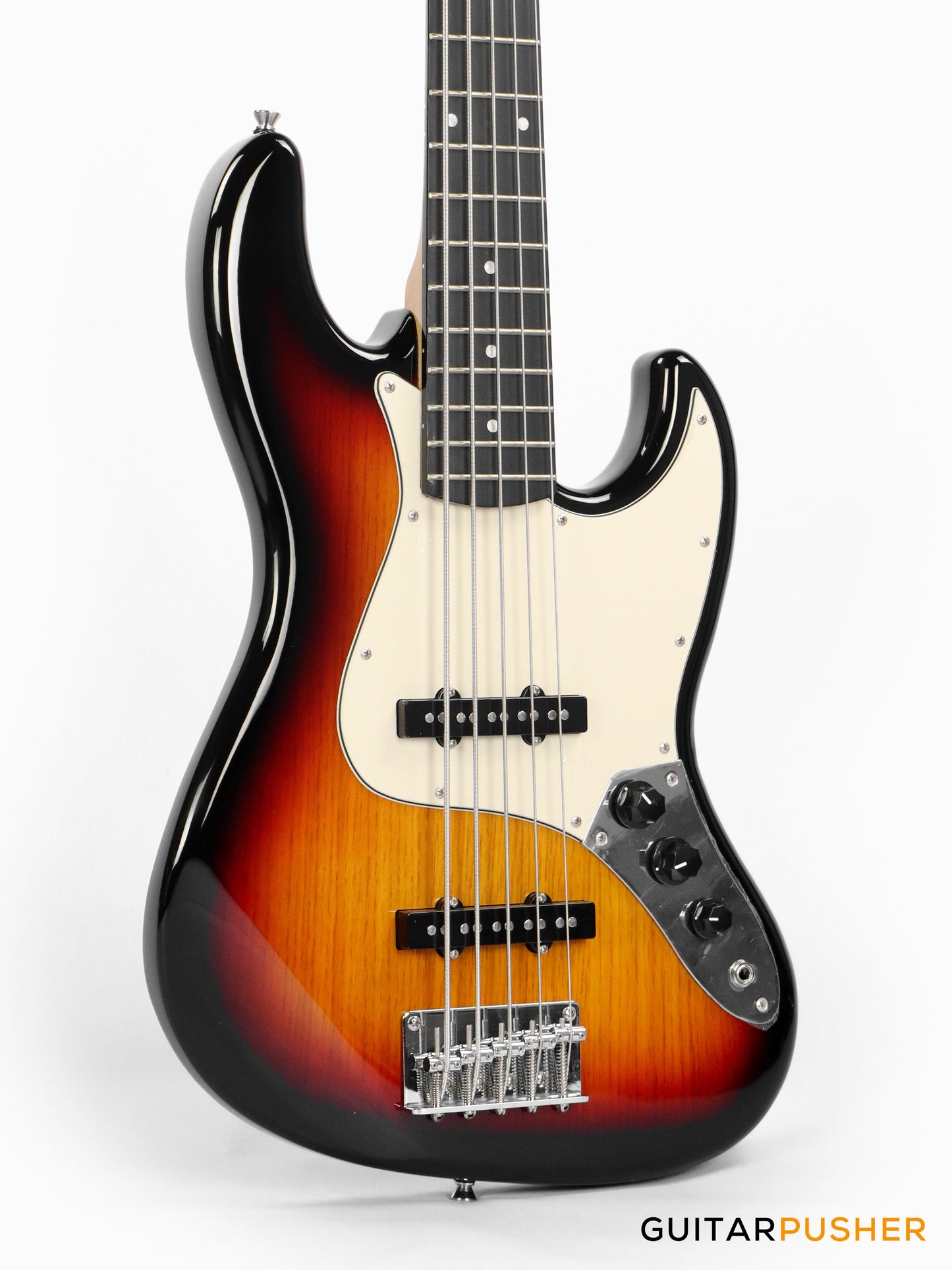 Tagima TW-73 '73 5-String Jazz Bass - Sunburst (Rosewood Fingerboard / Mint Pickguard)