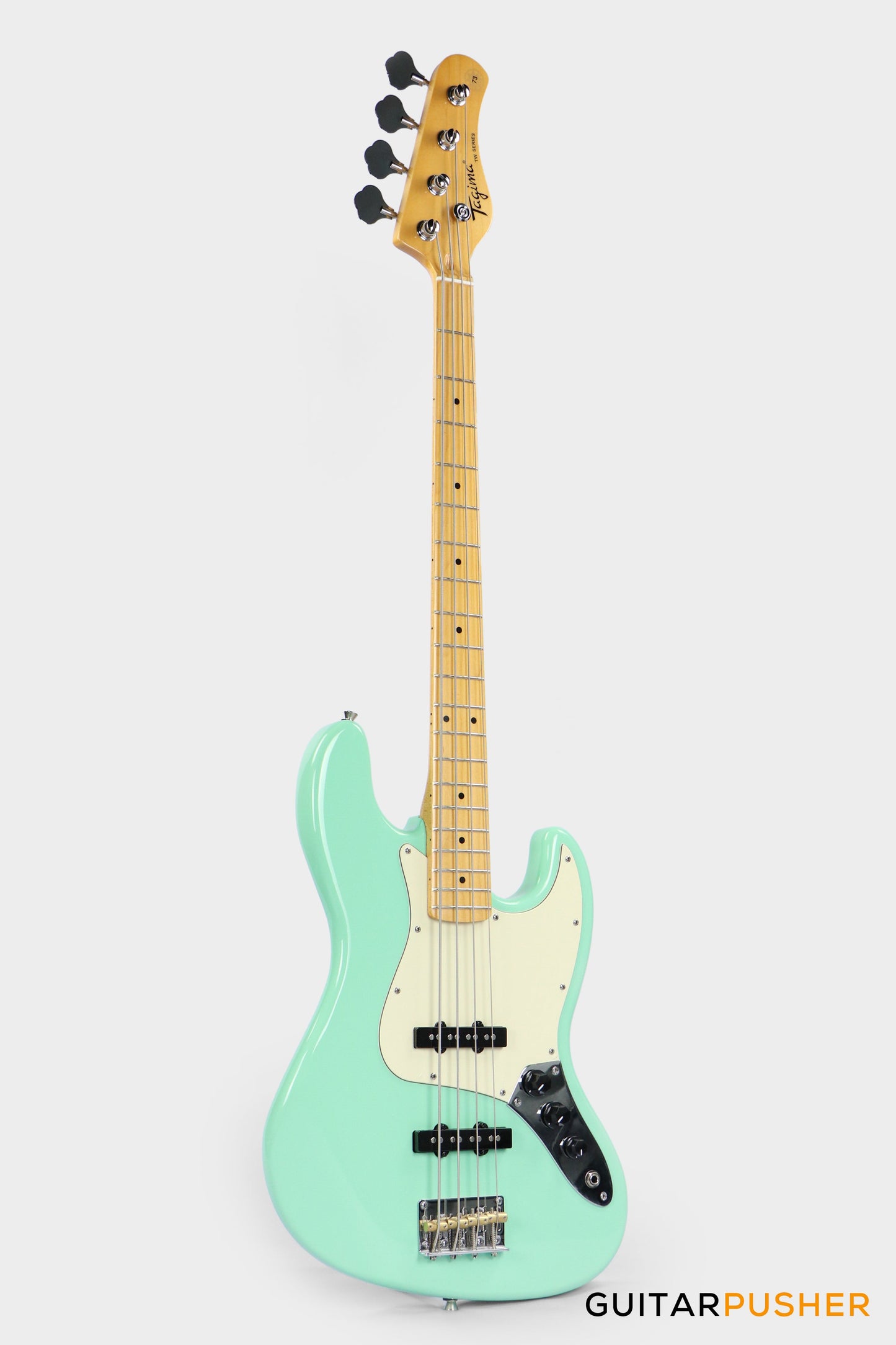 Tagima TW-73 4-String '73 Jazz Bass Surf Green (Maple/Alpine White)