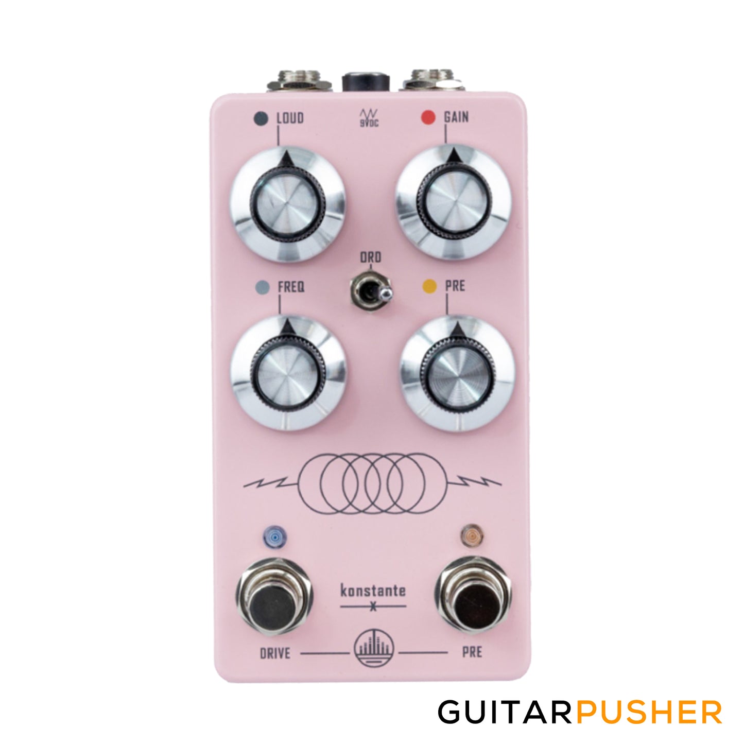 Twilight Pulse Audioworks Konstante Overdrive + Boost Effect Pedal
