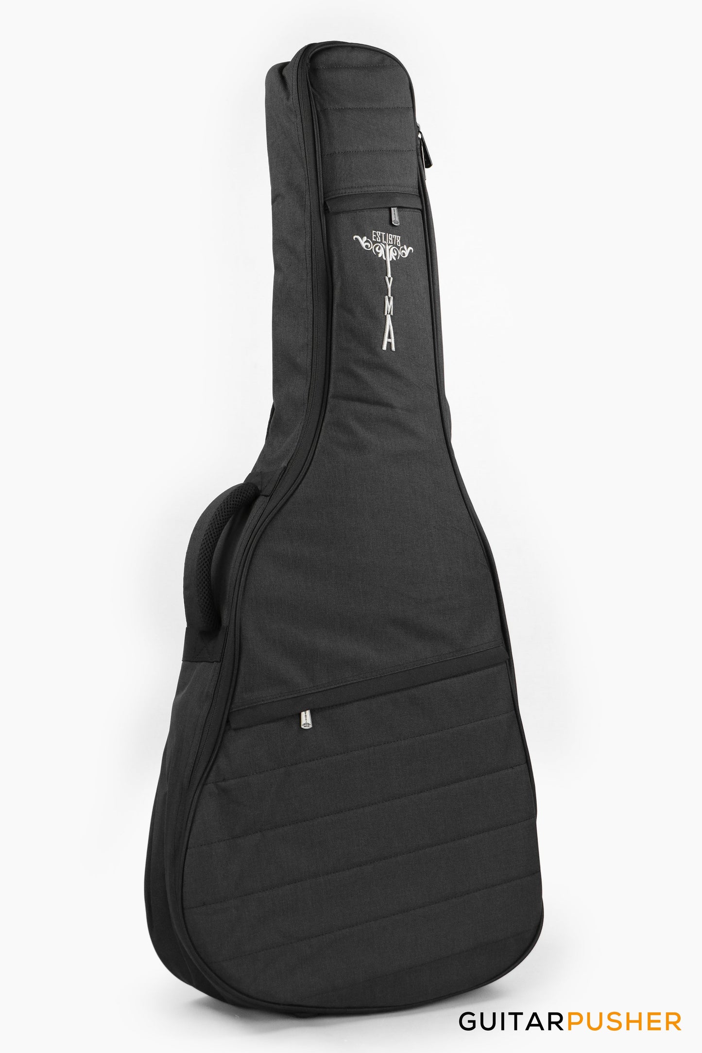 Tyma A2 Custom-ZL Solid Spruce Top Striped Ebony OM Acoustic-Electric Guitar with OS1 Pickup