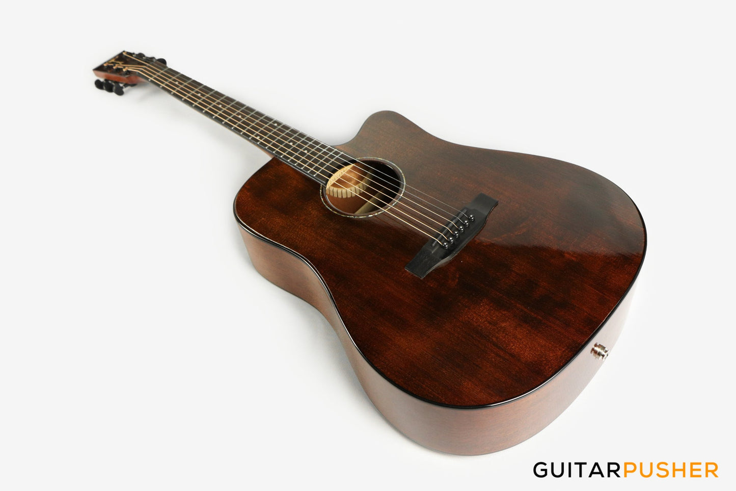 Tyma D-3C RSE Solid Mahogany Top Dreadnought All-Mahogany Acoustic-Electric Guitar with T-200 MAX preamp