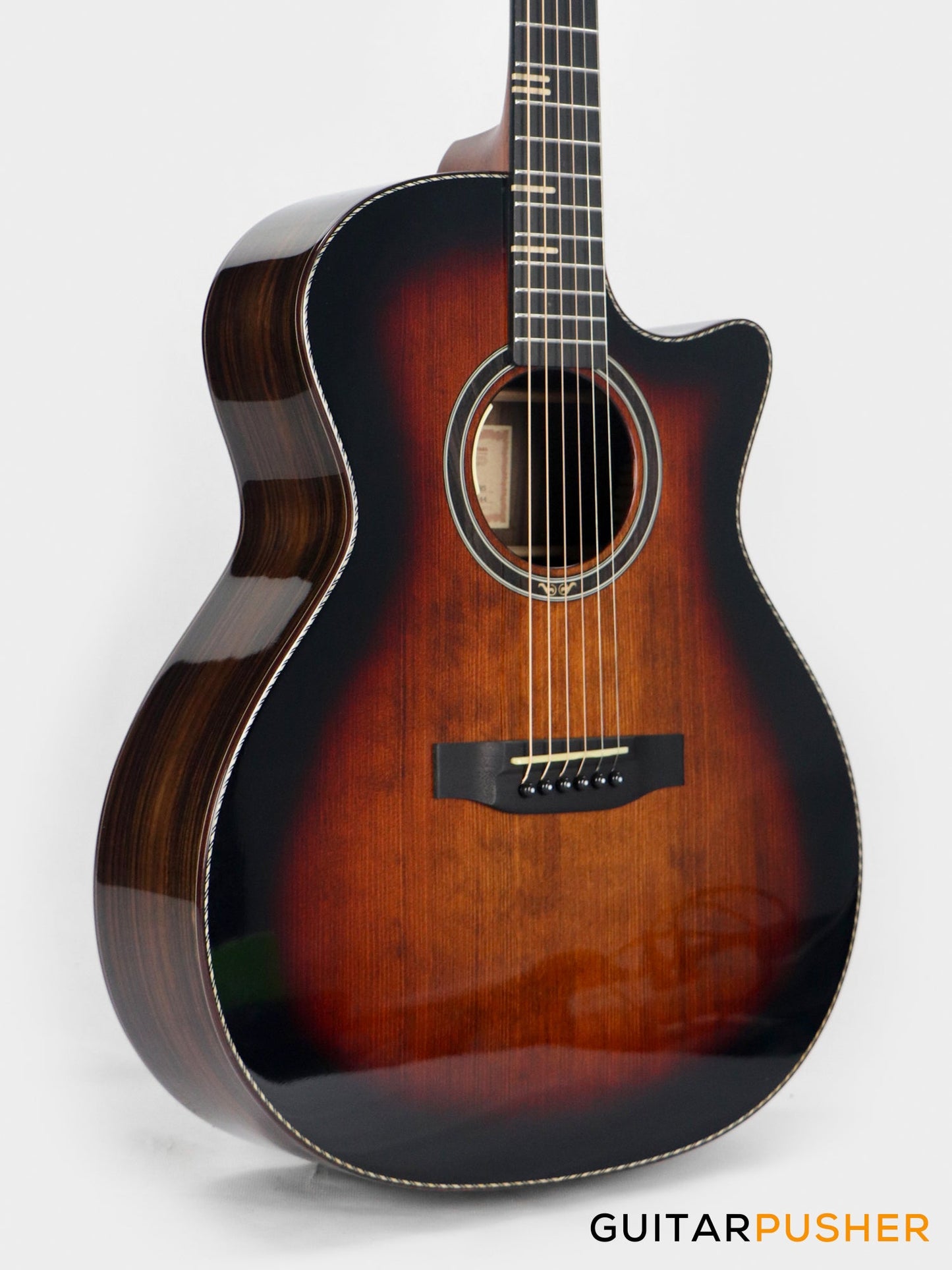 Tyma G-20 BRSE Solid Sitka Spruce Top Mahogany Auditorium Acoustic-Electric Guitar with T-200 MAX preamp