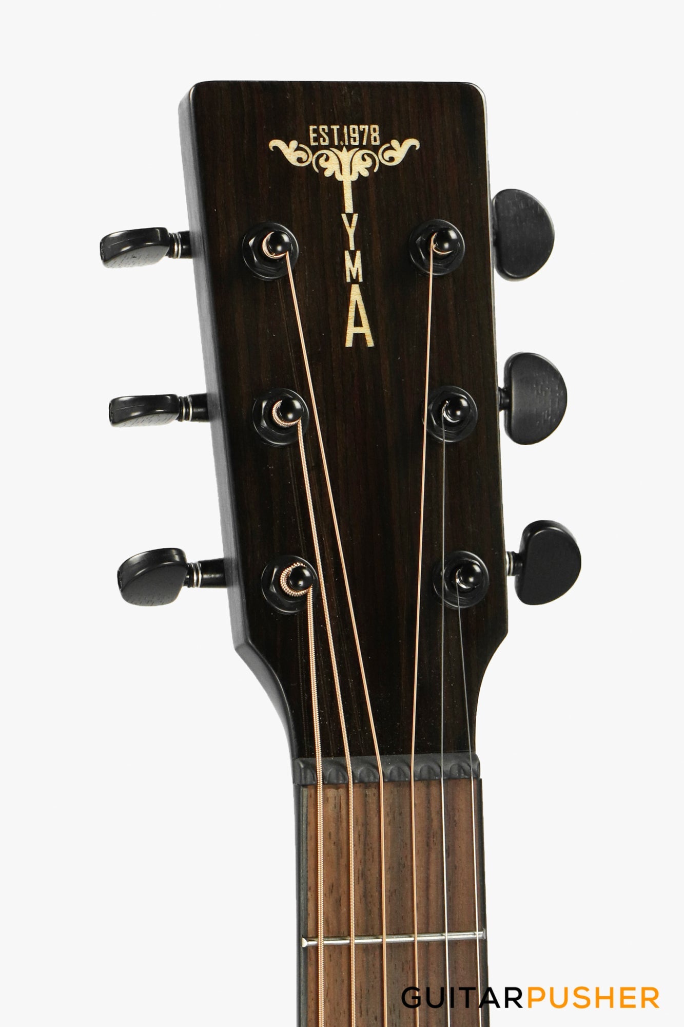 Tyma G-3 CBE Solid Sitka Spruce Top Mahogany Auditorium Acoustic-Electric Guitar with T-200 MAX preamp (Ice Blue)