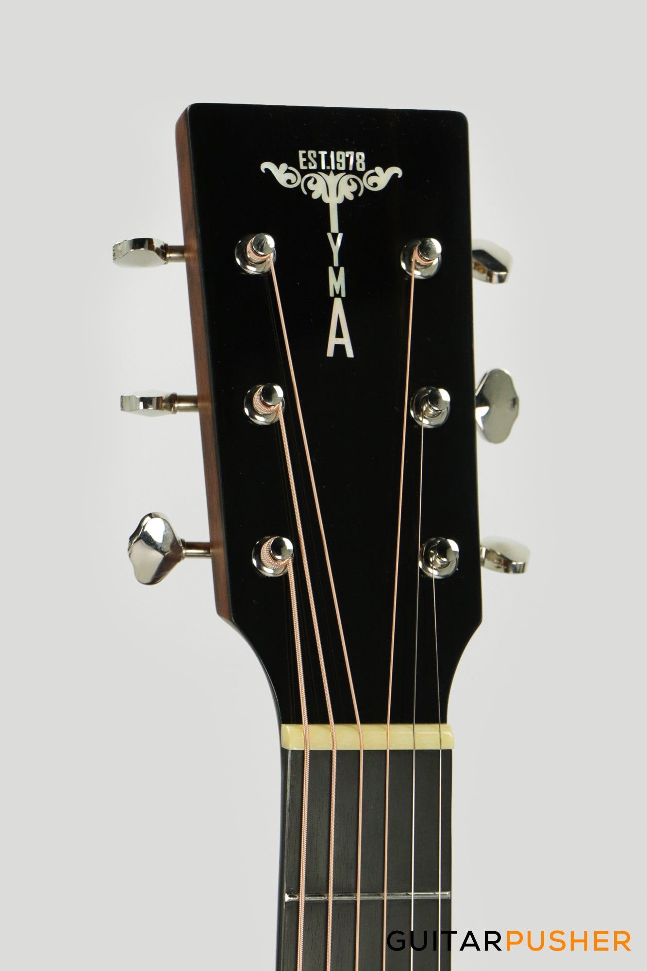 Tyma TD-15E Solid Sitka Spruce Top Dreadnought Acoustic-Electric Guitar with T-200 MAX preamp