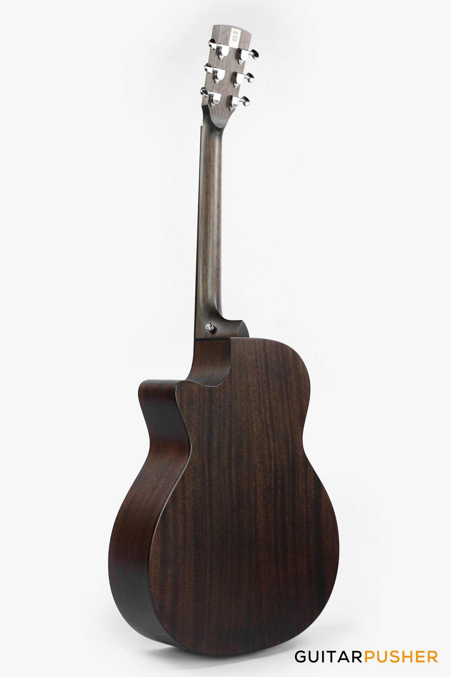 Tyma TG-2 BKS Solid Sitka Spruce Top Grand Auditorium Acoustic-Electric Guitar - (Black) with T-200 MAX preamp and Gig Bag