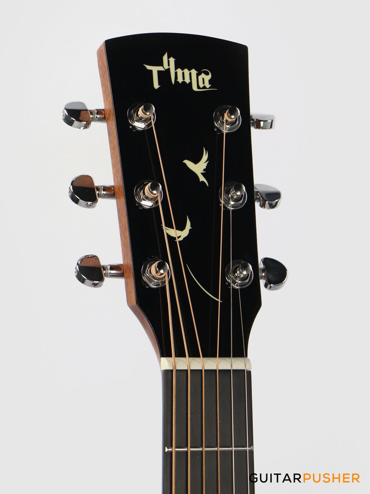 Tyma TG-5E Live Solid Sitka Spruce Top Sapele Grand Auditorium Acoustic-Electric Guitar with T200 MAX preamp