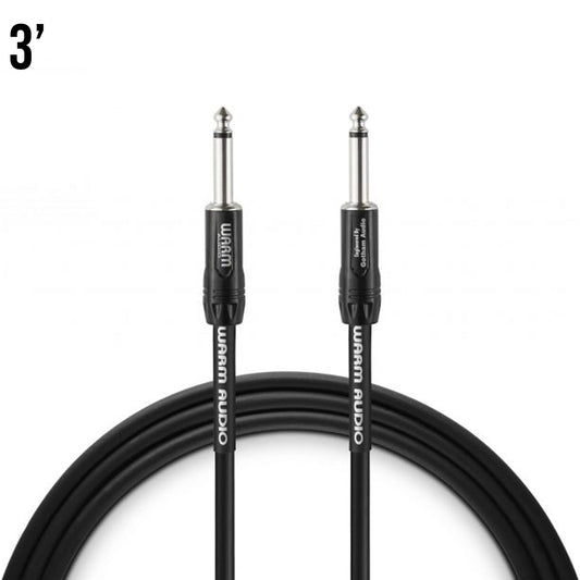 Warm Audio Pro Series Studio & Live Speaker Cabinet TS Jack Cable - Straight to Straight