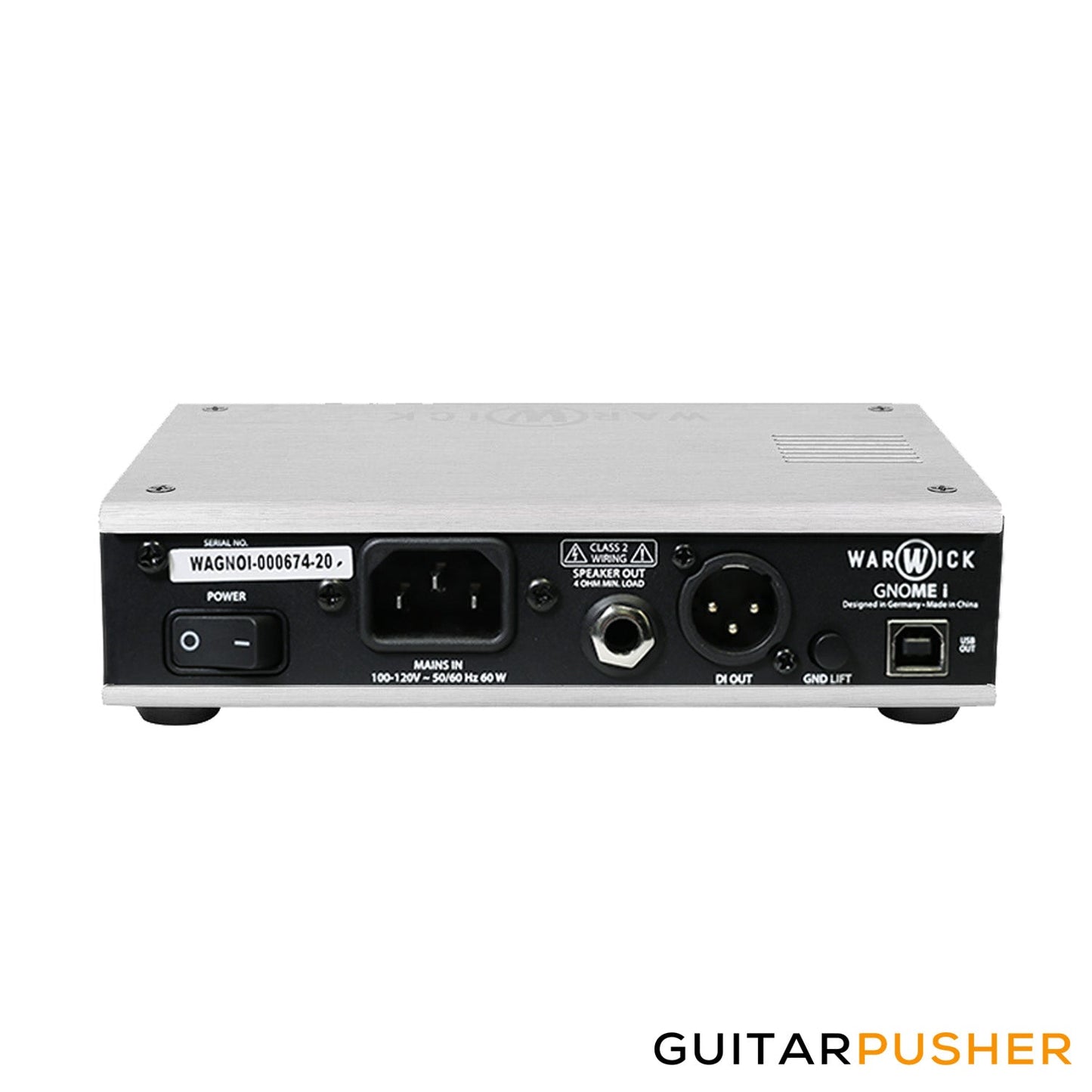 Warwick Gnome i 200-Watt Pocket Bass Amplifier Head w/ USB Interface