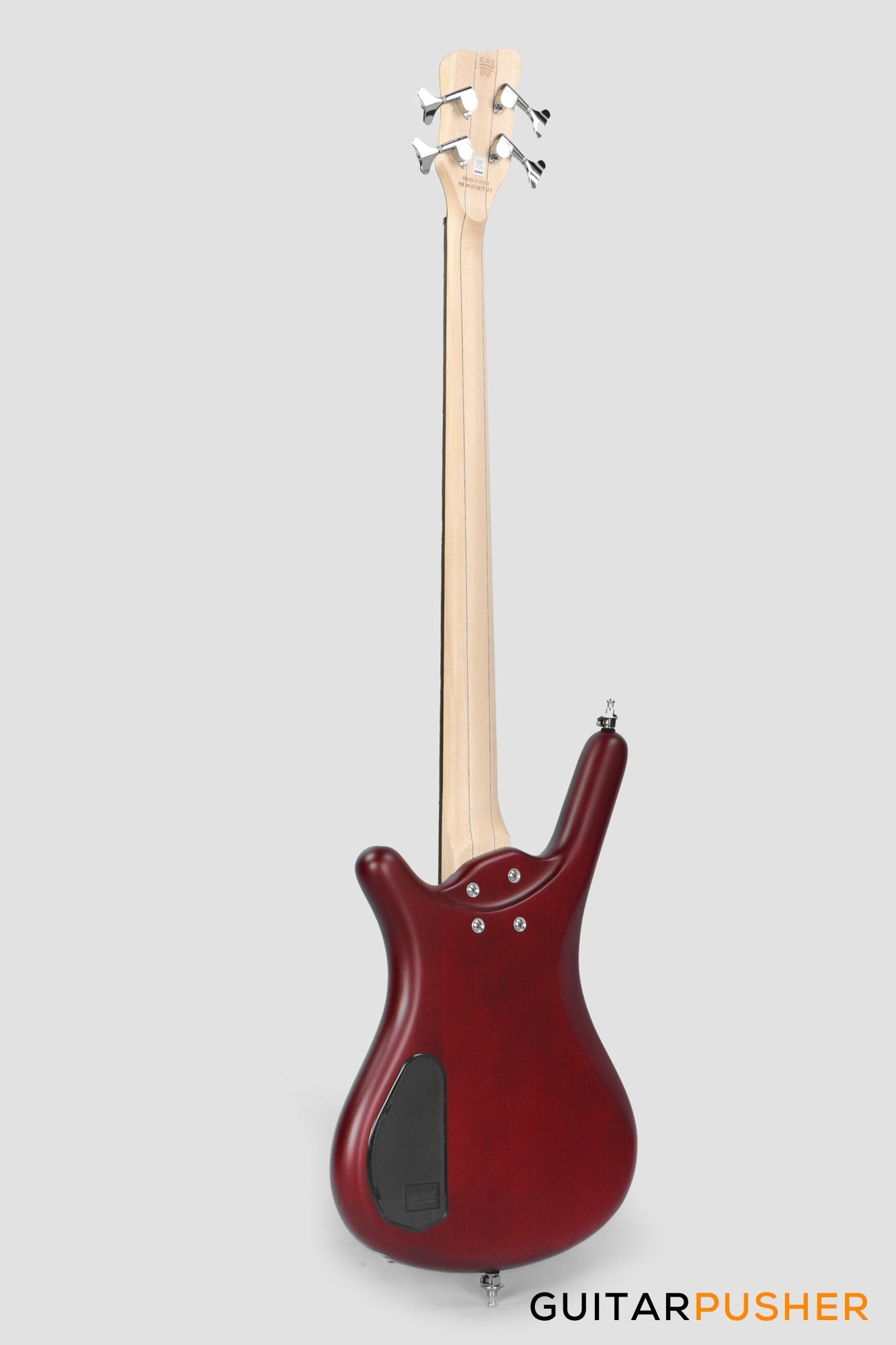 Rockbass by Warwick Corvette Basic 4-String Bass Guitar - Burgundy Red Transparent Satin