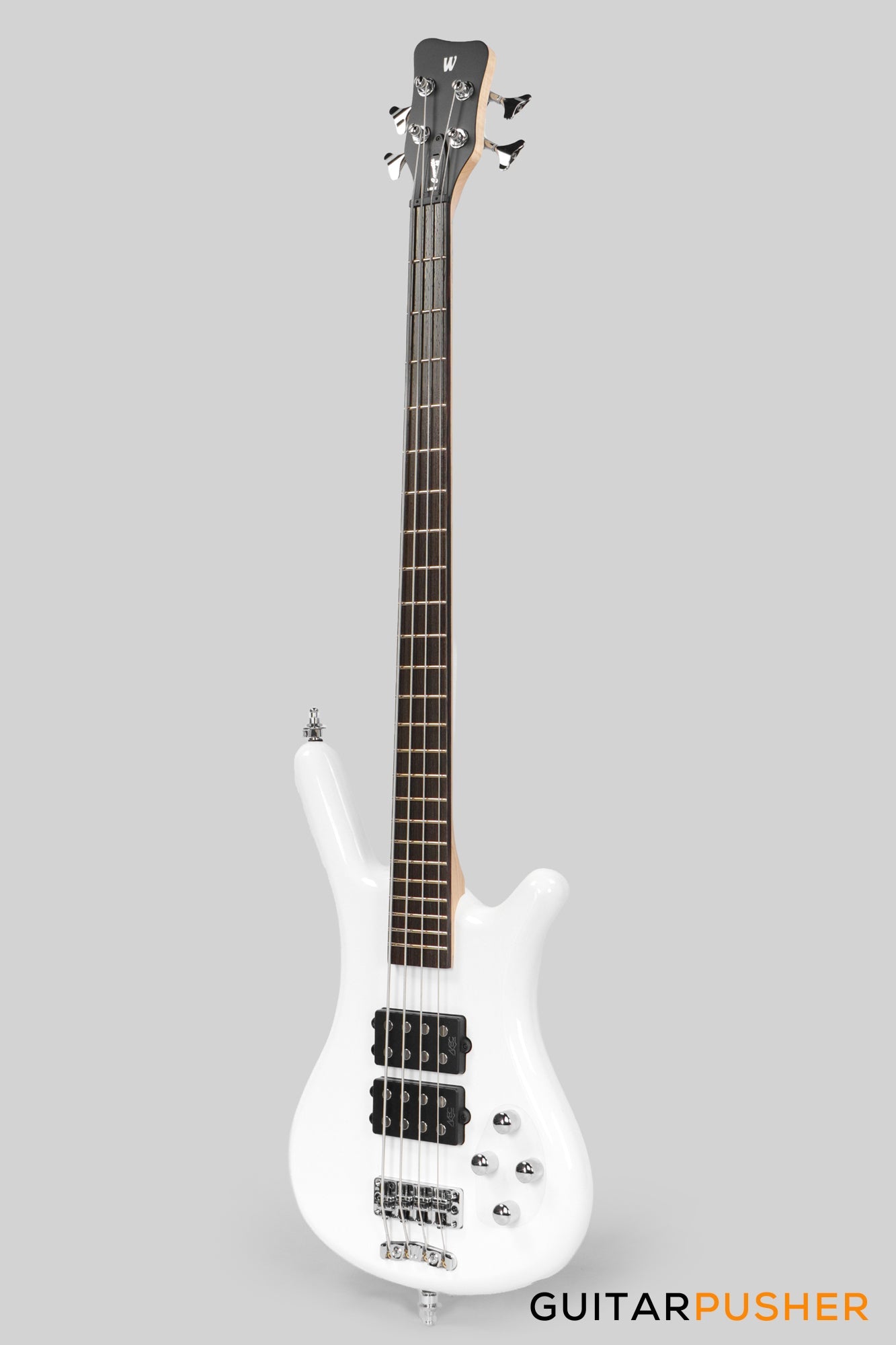 Rockbass by Warwick Corvette $$ 4-String Bass Guitar - Solid White High Polish