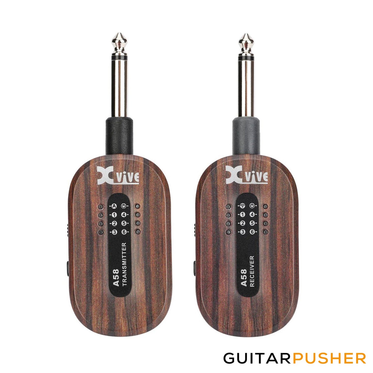 Xvive Audio A58 5.8GHz Wireless Guitar System - Rosewood