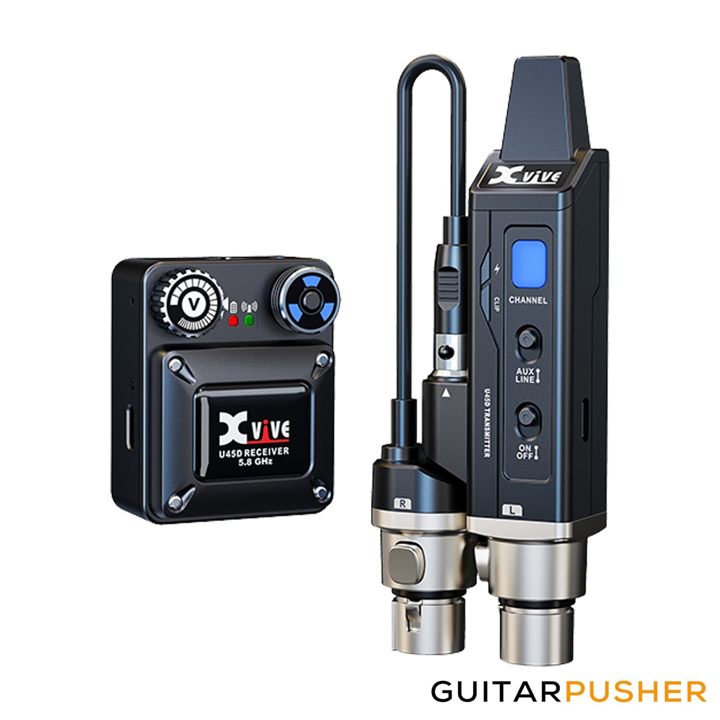 Xvive Audio U45D 5.8GHz Stereo In-Ear Monitor Wireless System (Black)