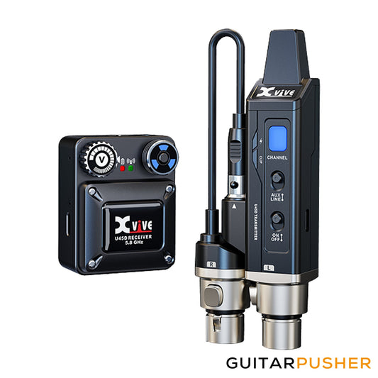 Xvive Audio U45D 5.8GHz Stereo In-Ear Monitor Wireless System (Black)
