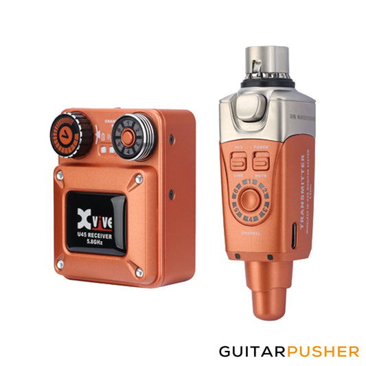 Xvive Audio U45 5.8GHz In-Ear Monitor Wireless System (Orange)