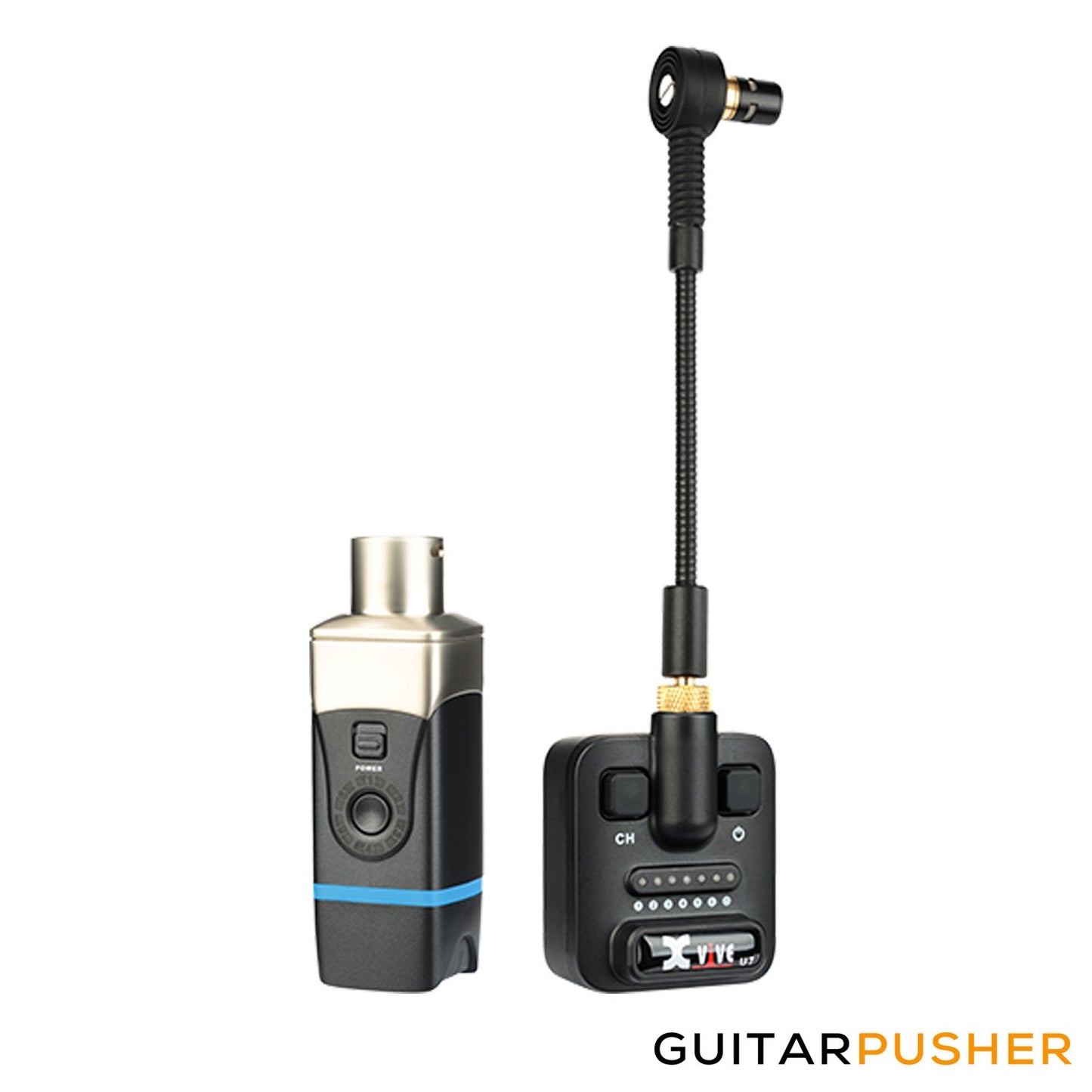 Xvive Audio U9 Digital Wireless Violin System (Black)