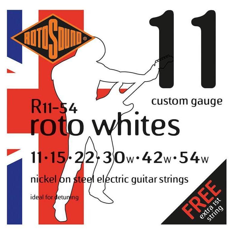 Rotosound Custom Gauge Nickel Electric Guitar String Set - GuitarPusher