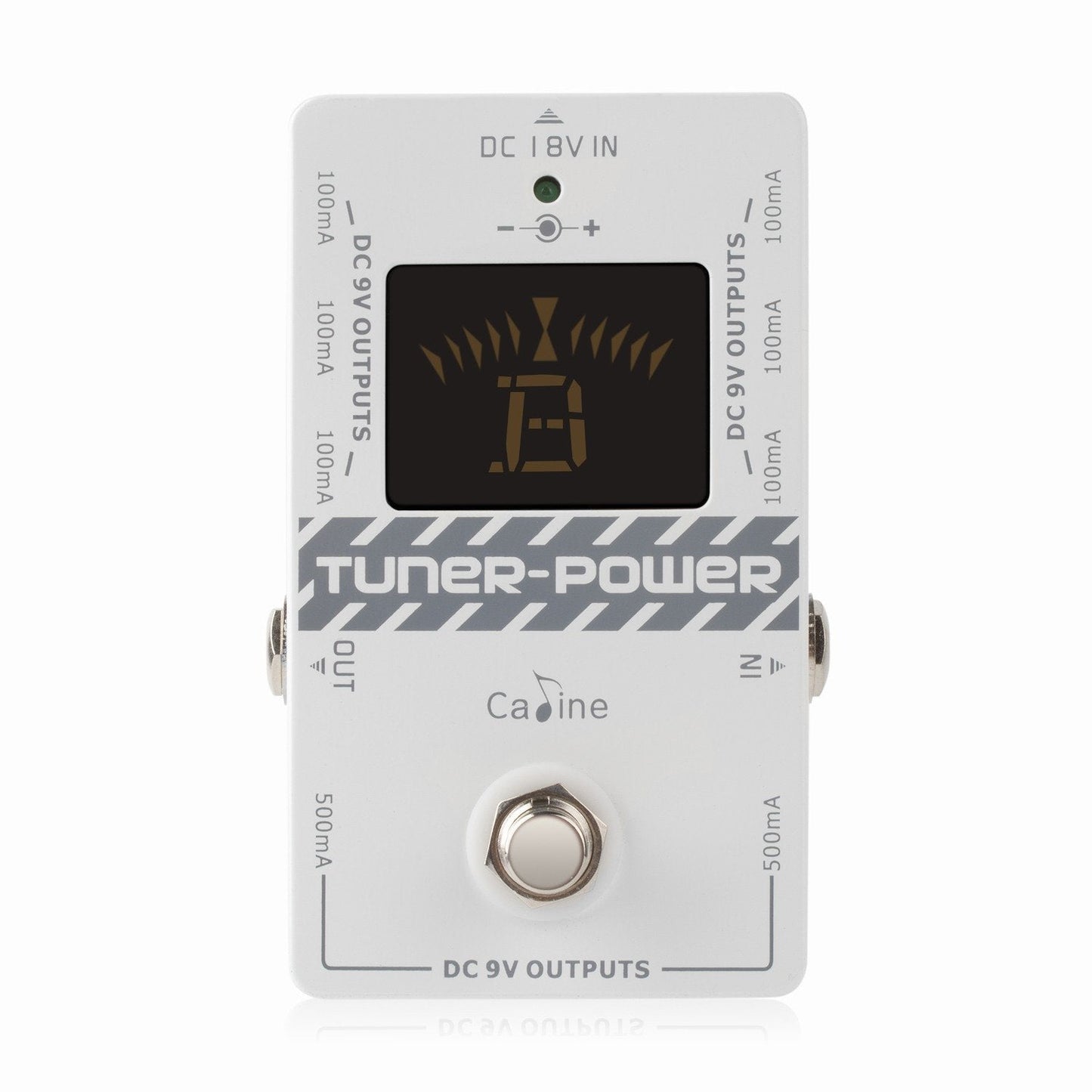 Caline CP-09 Tuner Power 9V Power Supply with Tuner - GuitarPusher