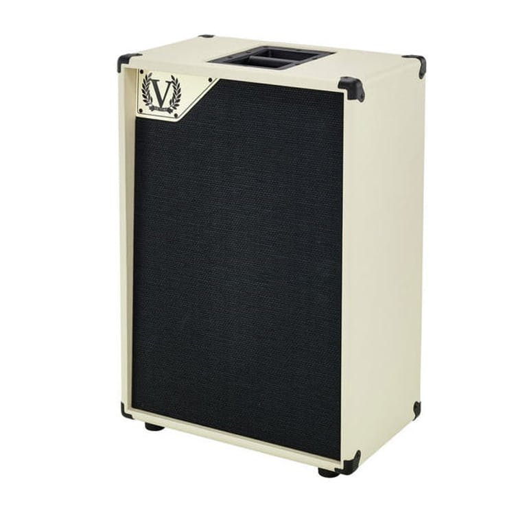 Victory Amps V212 2x12 16-ohms Compact Vertical Extension Speaker Cabinet w/ Celestion G12M-65 Creamback's - GuitarPusher