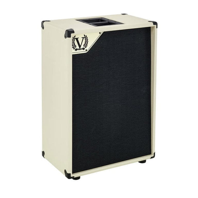 Victory Amps V212 2x12 16-ohms Compact Vertical Extension Speaker Cabinet w/ Celestion G12M-65 Creamback's - GuitarPusher