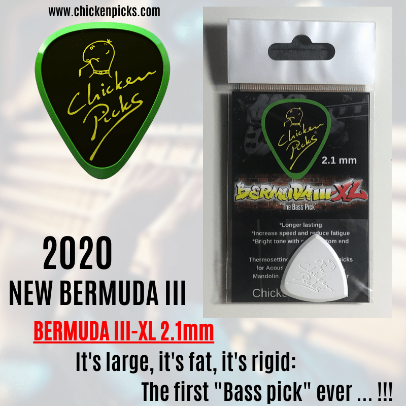 Chicken Pick BERMUDA III-XL Pick - GuitarPusher
