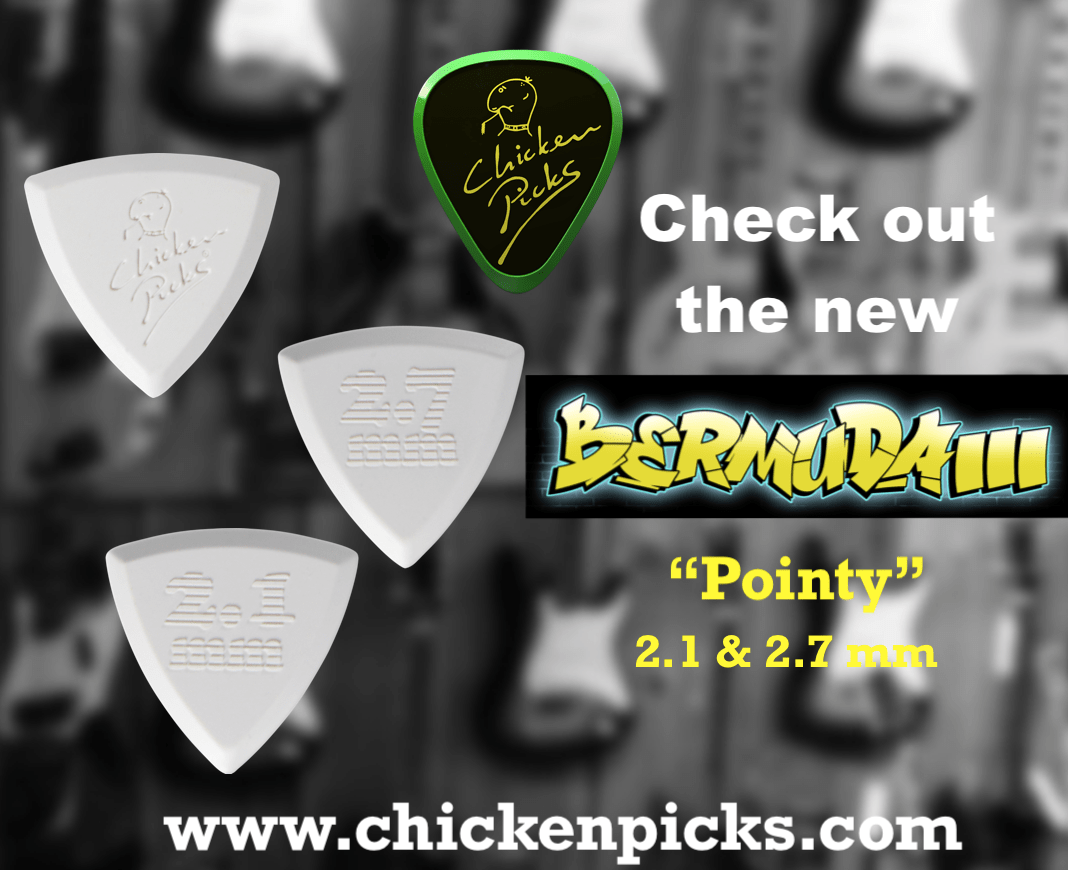 Chicken Pick BERMUDA III-P Pick - GuitarPusher