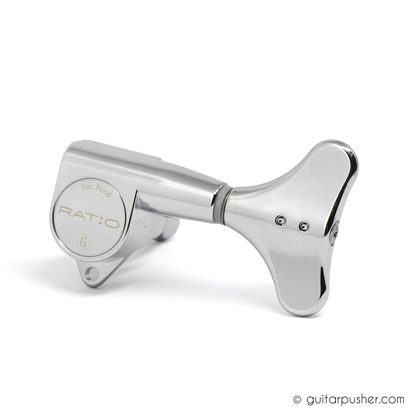 Graphtech Single Ratio Tuner for Bass Modern Style Machine Head - Chrome - GuitarPusher