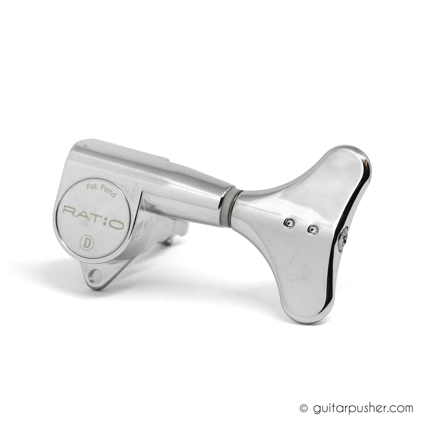 Graphtech Single Ratio Tuner for Bass Modern Style Machine Head - Chrome - GuitarPusher