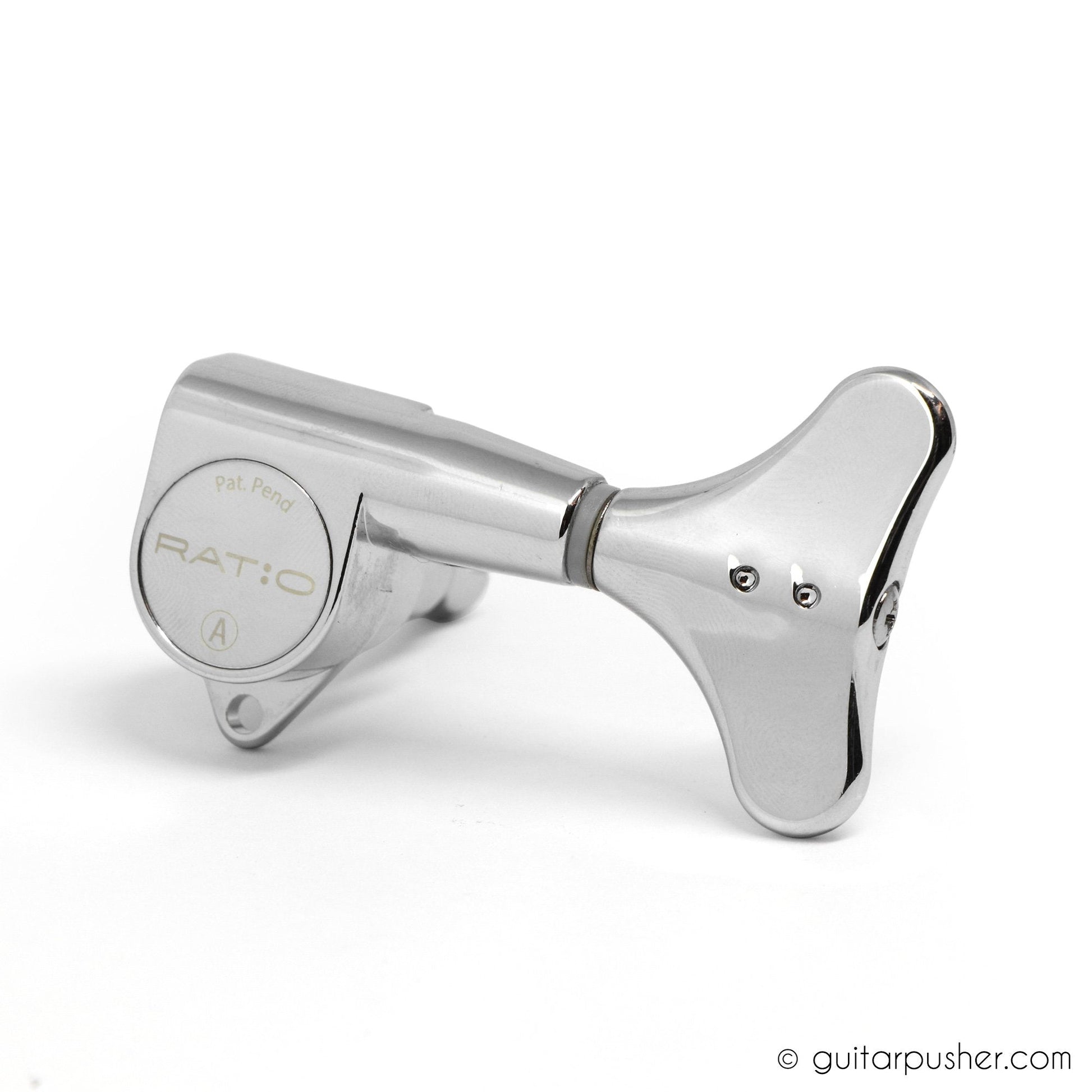 Graphtech Single Ratio Tuner for Bass Modern Style Machine Head - Chrome - GuitarPusher