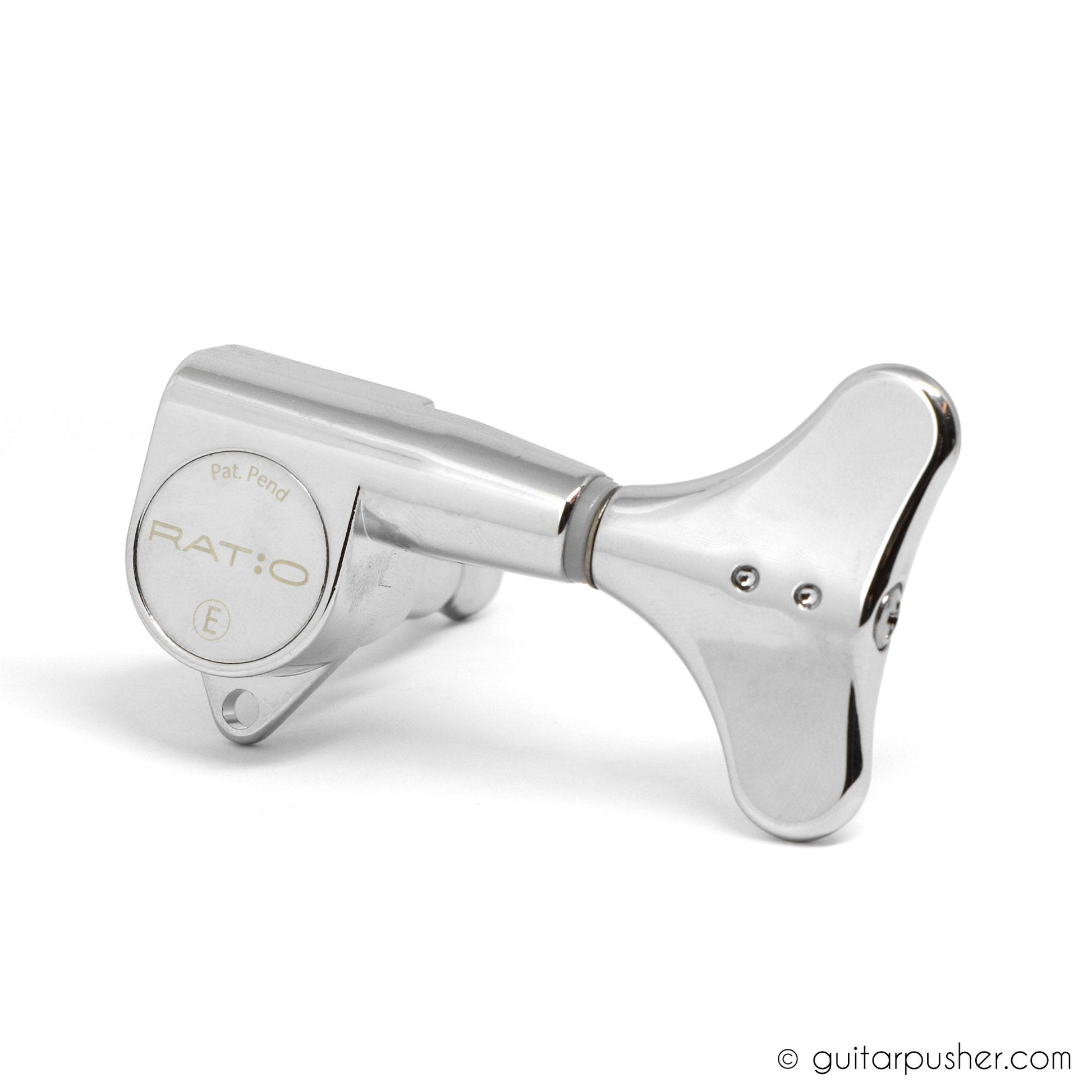 Graphtech Single Ratio Tuner for Bass Modern Style Machine Head - Chrome - GuitarPusher